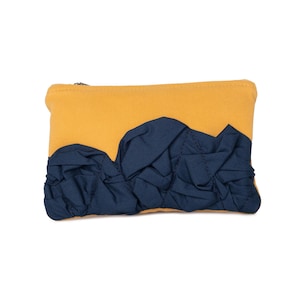 Borsa cosmetica boho femminile con volant, mini pochette per il trucco per adolescenti