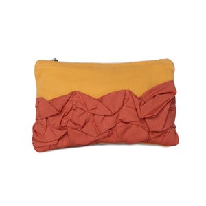 Mini beauty case boho, grazioso astuccio da viaggio con volant per adolescenti