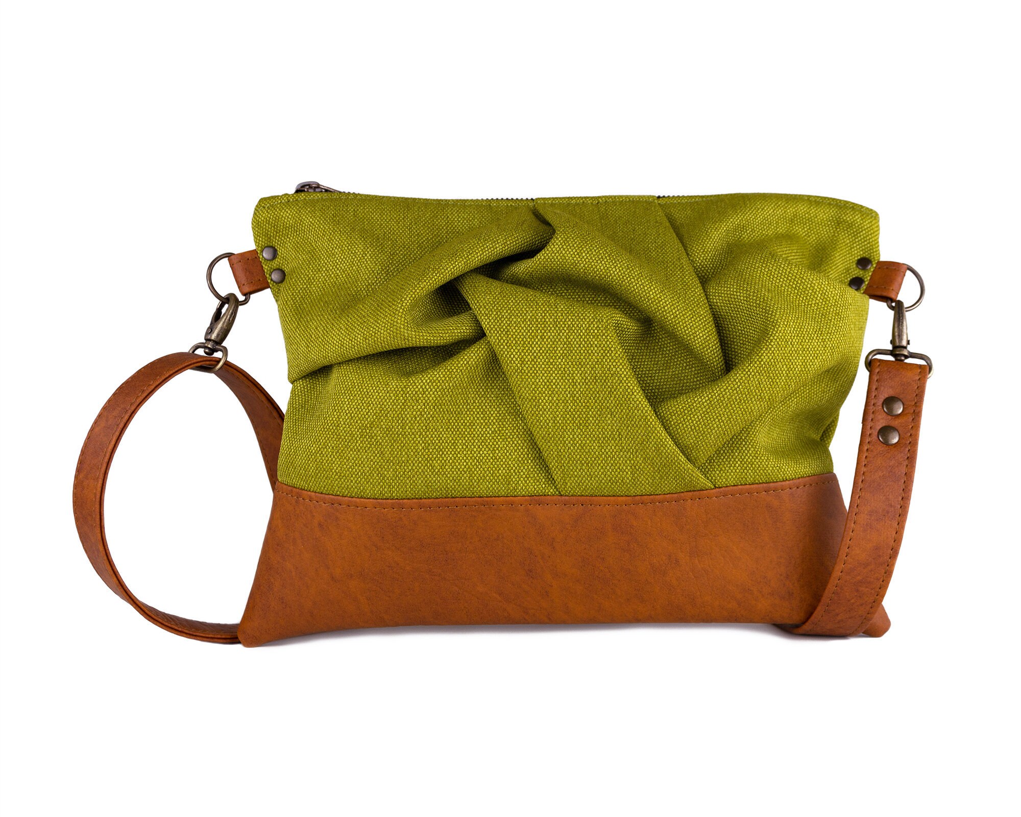 Boho Crossbody Bag Vegan Leather Bag Cross Body Purse Etsy