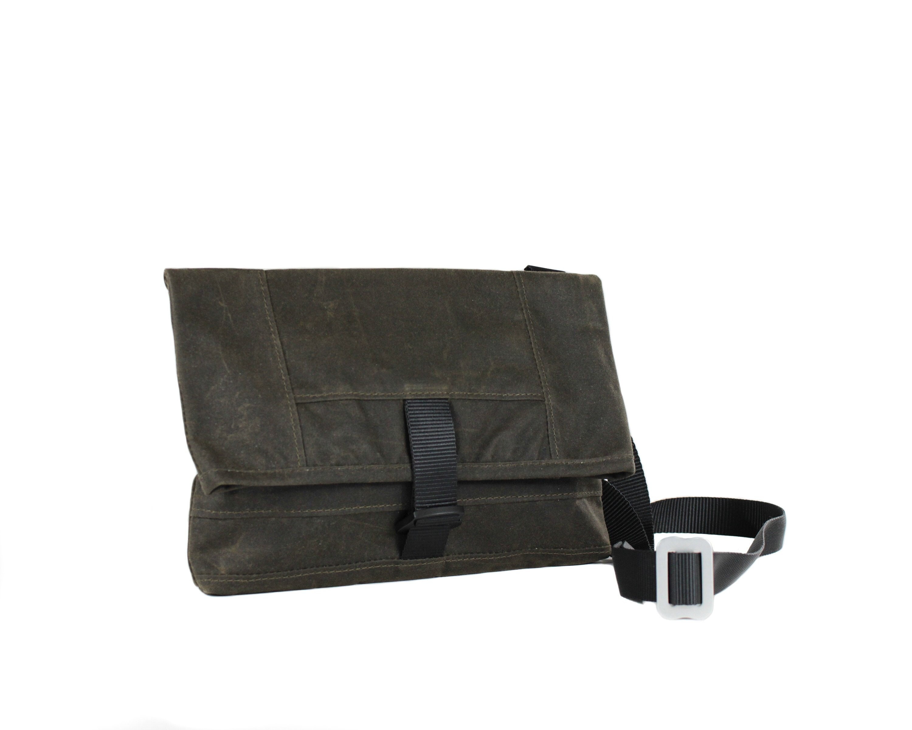 Foldover Bag - Canvas Crossbody Bag