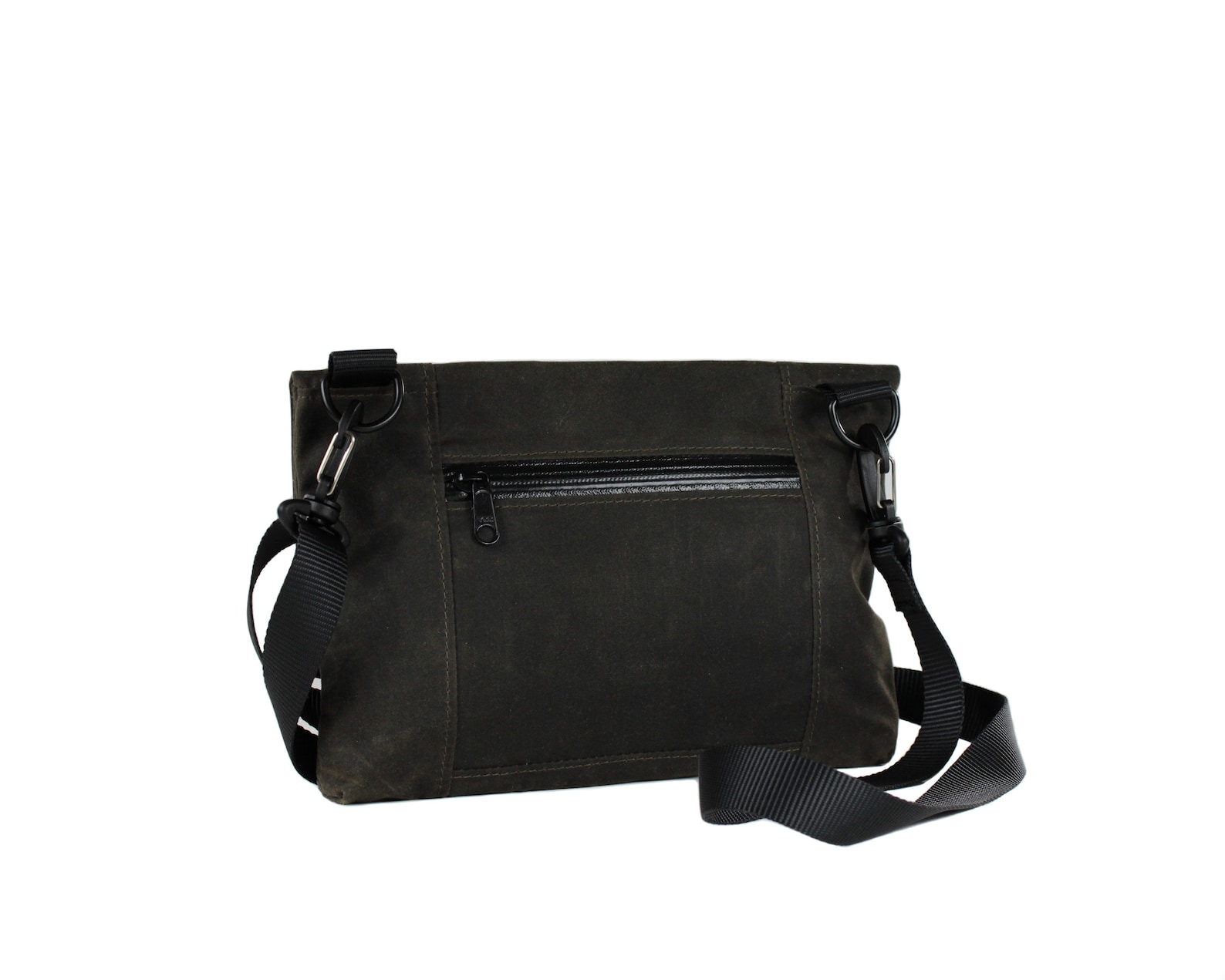 Wax Cotton Messenger Water Resistant Bag Vegan Handbag Etsy