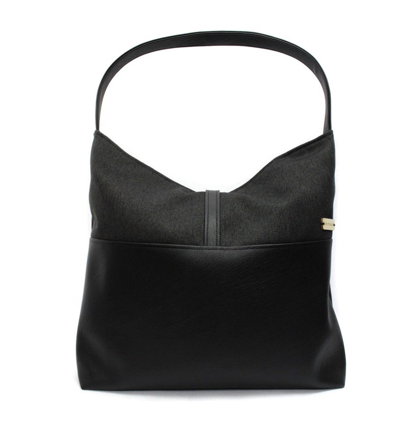 black slouch shoulder bag