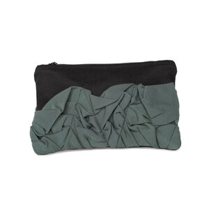 Piccola borsa da trucco femminile per preadolescenti, graziosa pochette con volant
