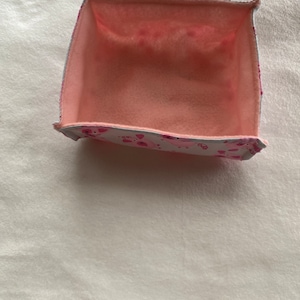 Mini fabric basket/ bin