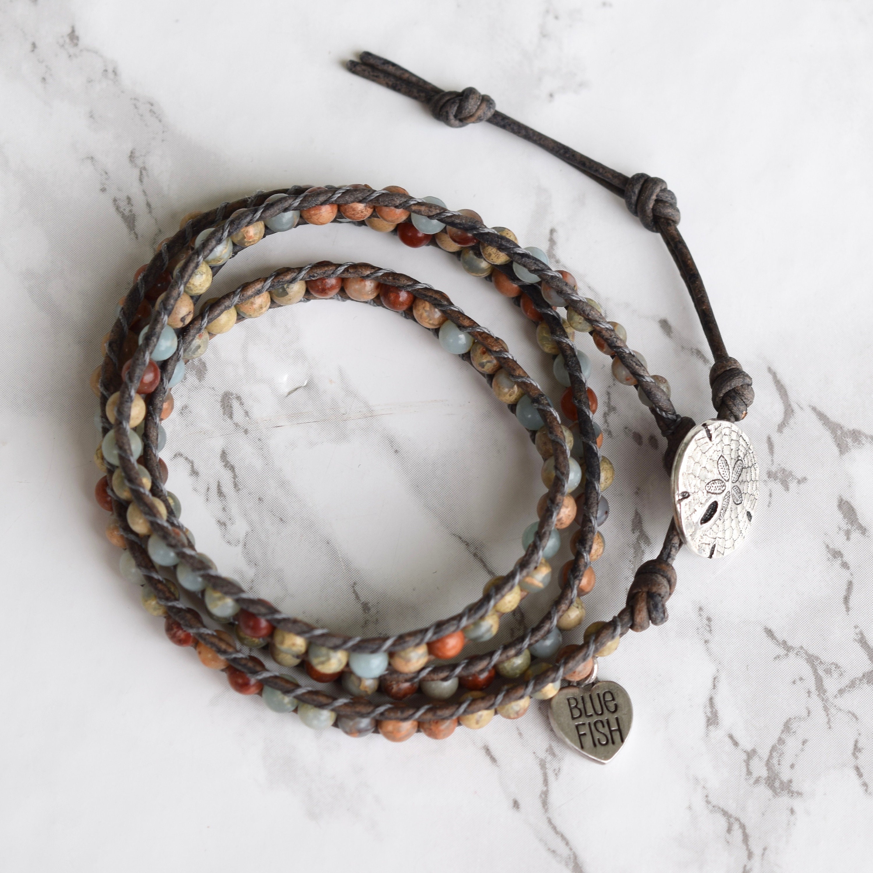 Wrap Bracelet Jasper Wrap Bracelet Beaded Wrap Bracelet Etsy Canada