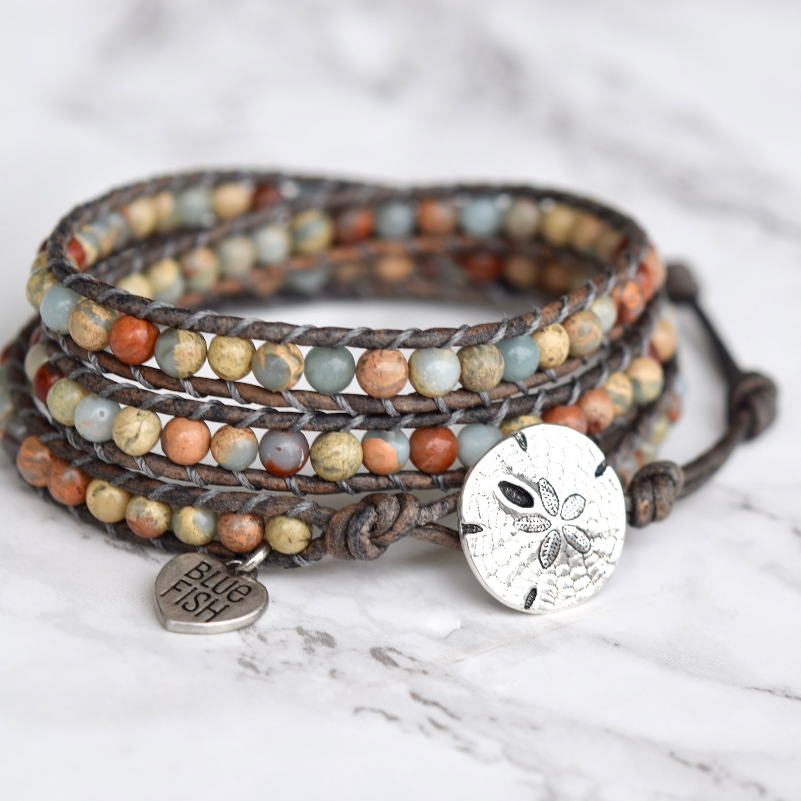 Wrap Bracelet Jasper Wrap Bracelet Beaded Wrap Bracelet Etsy Canada