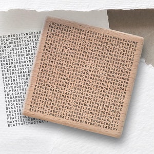 Stempel - Word search , Wortsuche stempel, good vibes stempel, einladungsstempel, karten stempel, motivstempel, schriftstempel