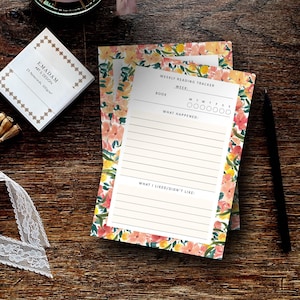 Book Tracker Blocco note Bookworm A5 Recensioni Appunti per Bookworm Regalo Booktok Accessori Amanti dei libri Valutazione dei libri Bibliofili