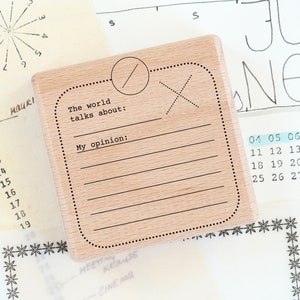 Stempel Kalender für Planer Journal, Datumsstempel für Journaling Nachrichten Politik, Tagebuchstempel Statement aktuelle Geschehen