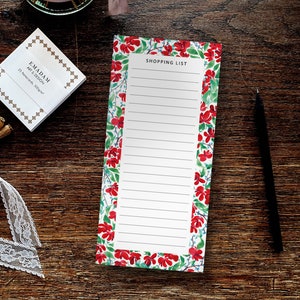Lista de compras bloc de notas planificador semanal para hacer lista, decoración de planificador y diario, regalo para chefs y jardineros, organización de escritorio