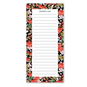 Bloc de notas de lista de compras, planificador semanal de lista de tareas pendientes, decoración de planificador y diario, regalo para chefs y jardineros, nota de organización de escritorio