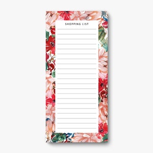 Lista de compras bloc de notas planificador semanal para hacer lista, decoración de planificador y diario, regalo para chefs y jardineros, organización de escritorio