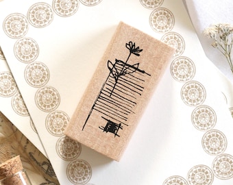 Rubberstamp - Abstract floral No.24