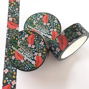 0,60 EUR por m / Fita Washi, fita decorativa, fita washi, fita adesiva, acessórios para planejador de diário, fita adesiva, decoração de cartas, presentes, coisas efêmeras