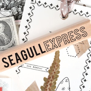 Sello gaviota para cartas, sello de correo postal, sello de amigo por correspondencia, sello de diario, sello de paquete, sello de carta - SEAGULL EXPRESS