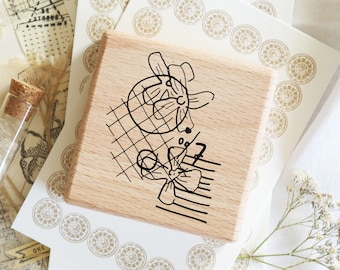 Rubber stamp - card stamp, flower stamp, planner stamp, journal stamp, scrapbook stamp, Abstract floral No. 30