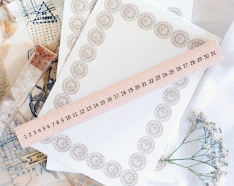 Timbro - Numeri del calendario 1-31, timbro data orizzontale, come tracciamento di cicli/abitudini/obiettivi per planner, diario, timbro numerico - riga del mese