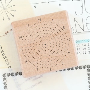 Rubber stamp - Daily energy circle