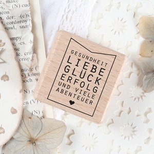 Timbro: timbro con scritta, timbro per diario, timbro per pianificatore, timbro con motivo, timbro per carta, scrapbooking, Pasqua, compleanno, banner di auguri