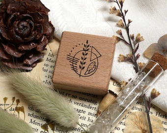 Sellos florales para diario, sellos para planificador, sellos florales para tarjetas, sellos florales abstractos n.° 72