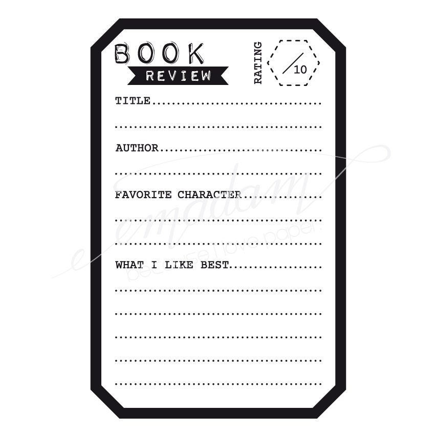 Book Review Wooden Stamps | Journal Stamps | Organisation | Reading List |  Review Tracker | Book Rating | Journal Stamps