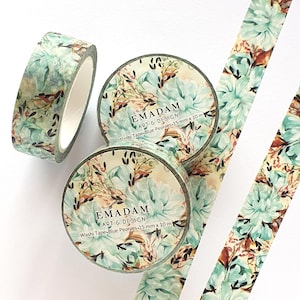 0,60 EUR por m / Fita Washi, fita decorativa, fita washi, fita adesiva, acessórios para planejador de diário, fita adesiva, decoração de cartas, presentes, coisas efêmeras
