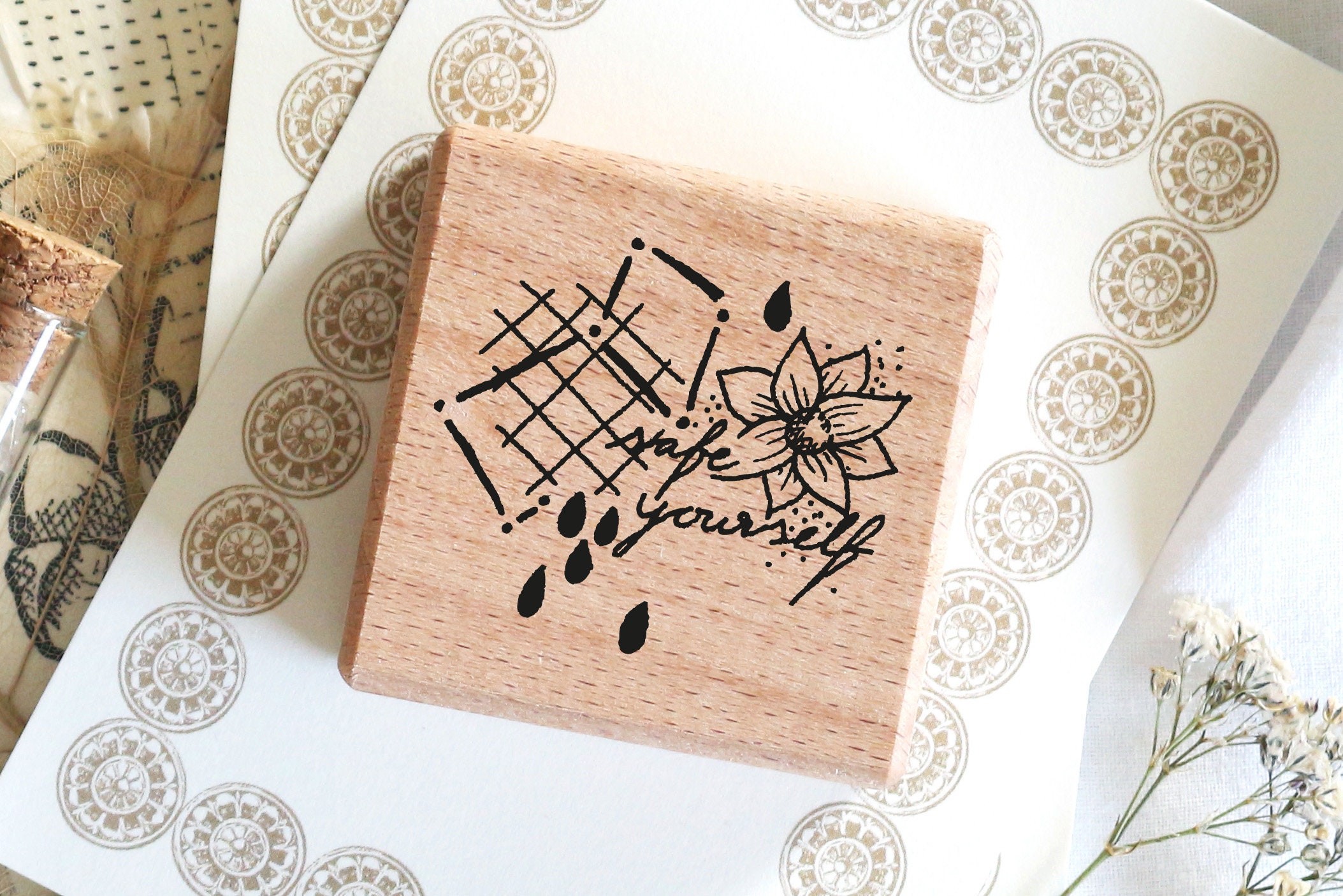 Rubber Stamp Rating With Stars 