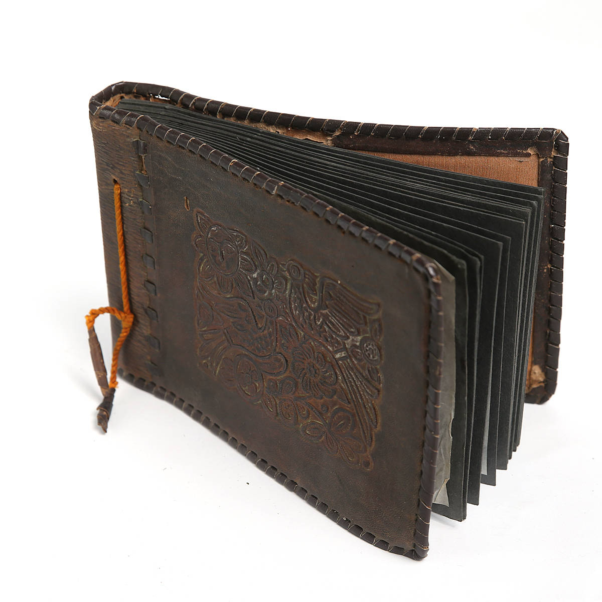 Vintage Tooled Leather Photoalbum Retro Leather Photos Cover Etsy