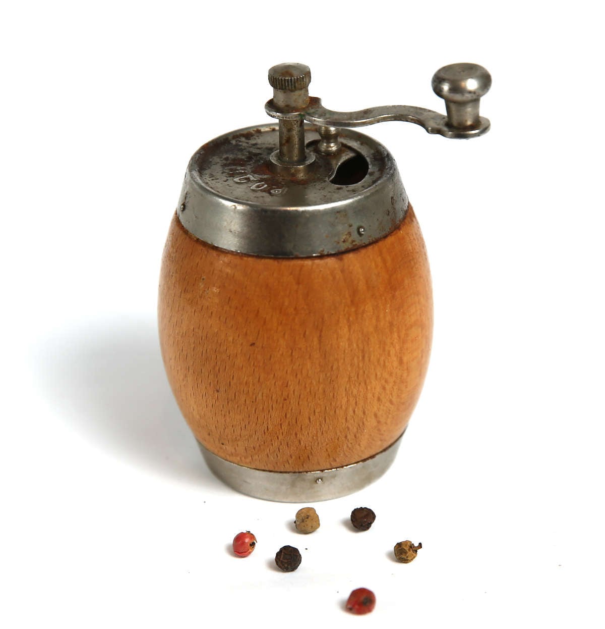 Old Vintage Pepper mill Grinder Barrel Shape Pepper Grinder Etsy