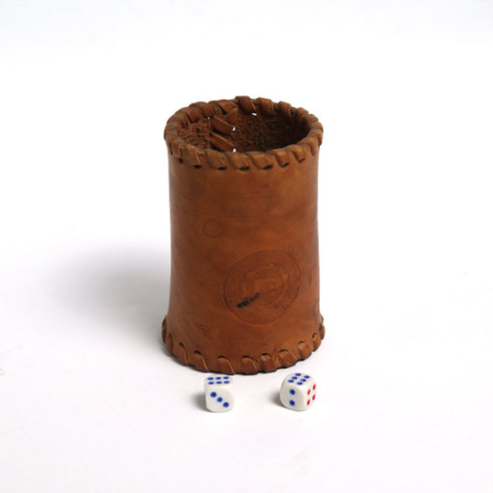 Vintage Leather Dice Cup Vintage Dice Game Workshop - Etsy