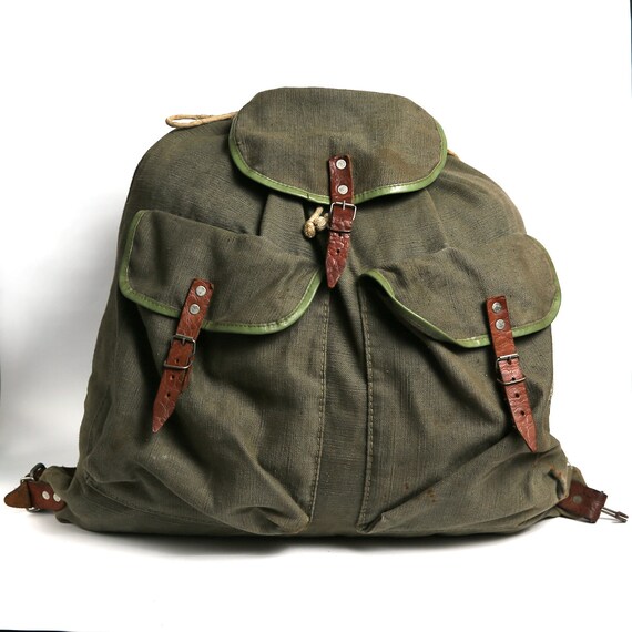 canvas rucksack military