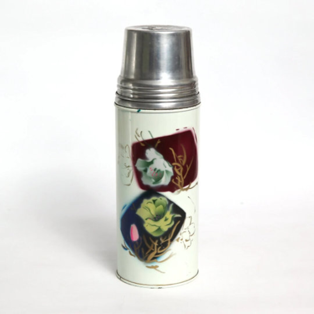 Vintage Aluminum Thermos DEER BRAND Vintage Travel Thermos Etsy