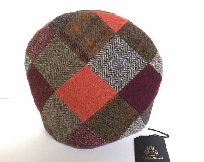 Large Harris Tweed Tea Cosy / Teapot Cover in Brown and Orange Tones Etsy