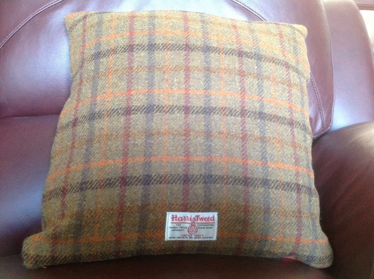 Harris Tweed Patchwork Cushion/ Pillow Cover Etsy
