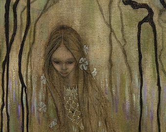 There is a Willow Grows Aslant a Brook - Ophelia - Fine Art Print - Hamlet/Shakespeare