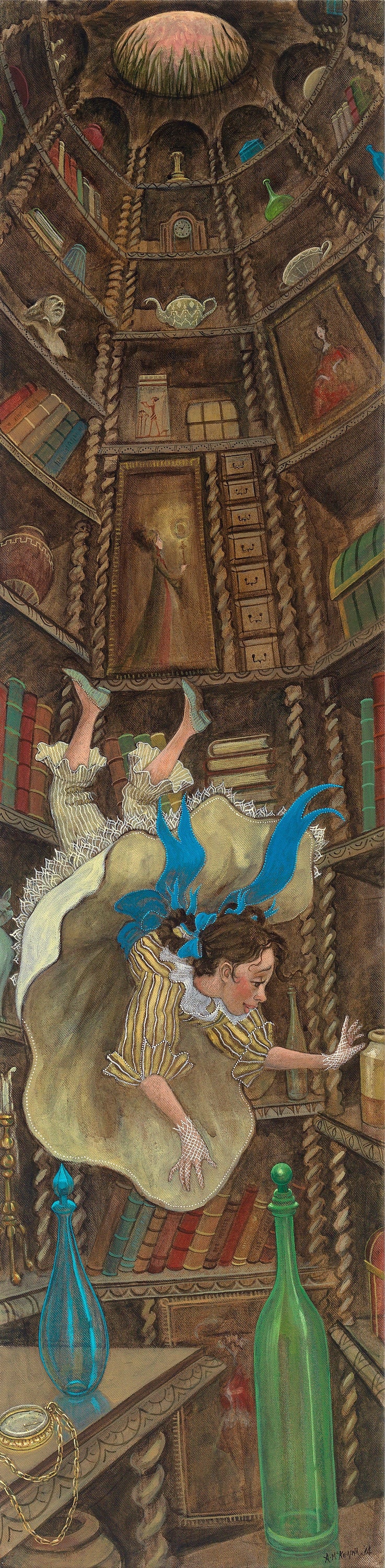 ALICE in WONDERLAND（不思議の国のアリス）絵画風陶器 ALICE in WONDERLAND（不思議の国のアリス）絵画風陶器