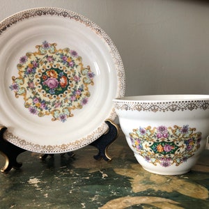 Vintage “Melody” Teacup and Saucer by Sebring