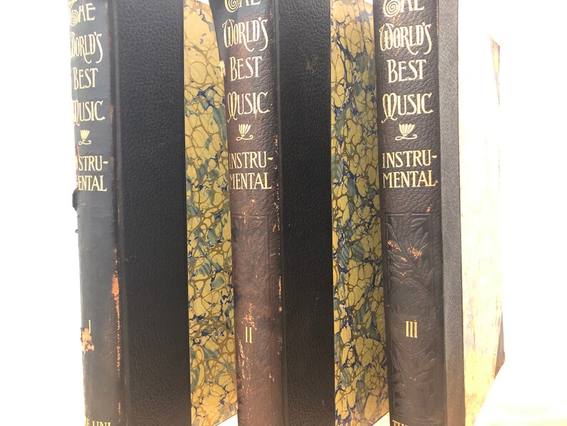 The Worlds Best Music 1899 Antique Books Antiquarian Song Etsy