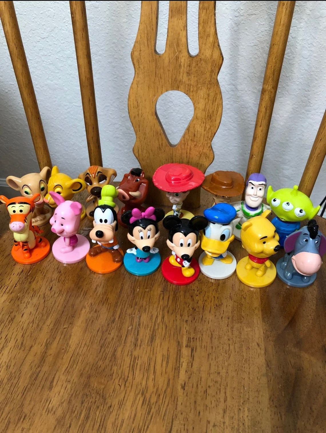 Set of 16 Disney Bobblehead Collectibles Bobblehead Car Etsy