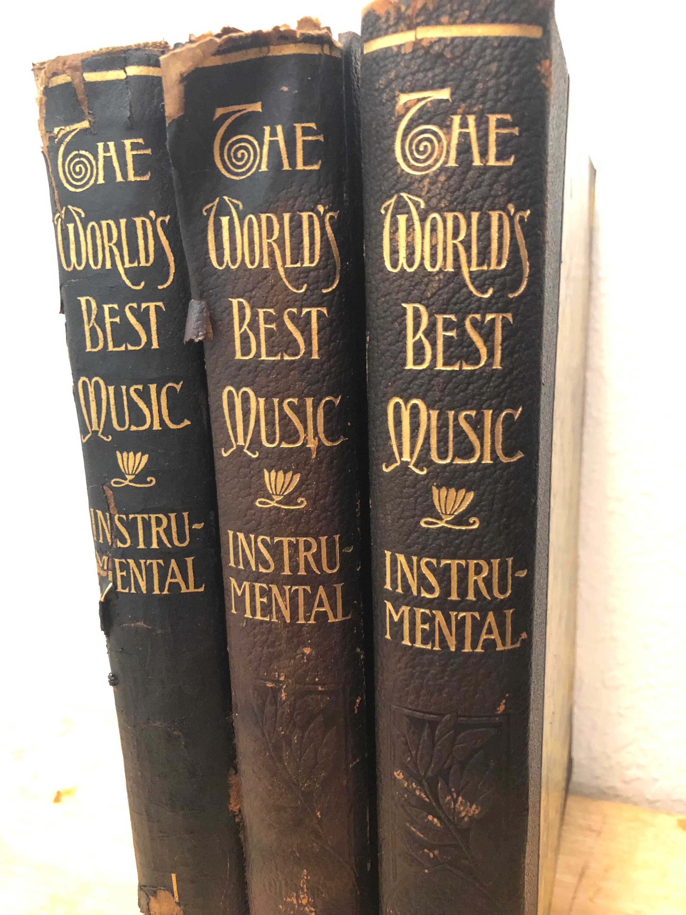 The worlds best music 1899 antique books antiquarian song Etsy