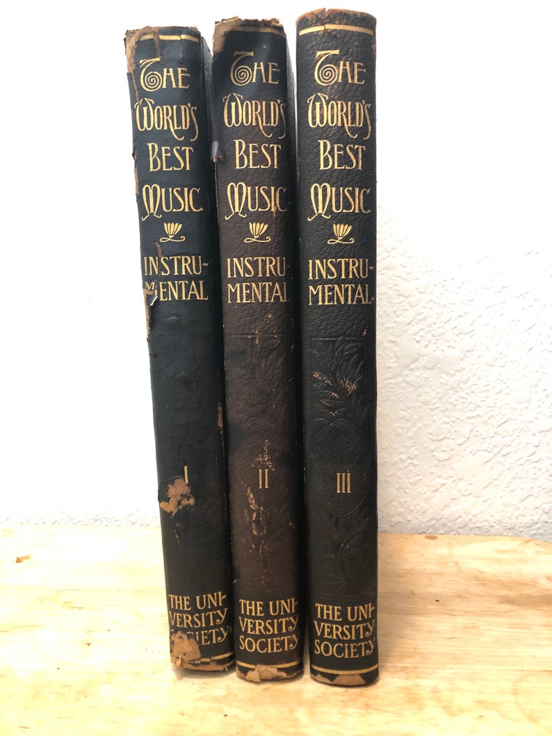 The Worlds Best Music 1899 Antique Books Antiquarian Song Etsy