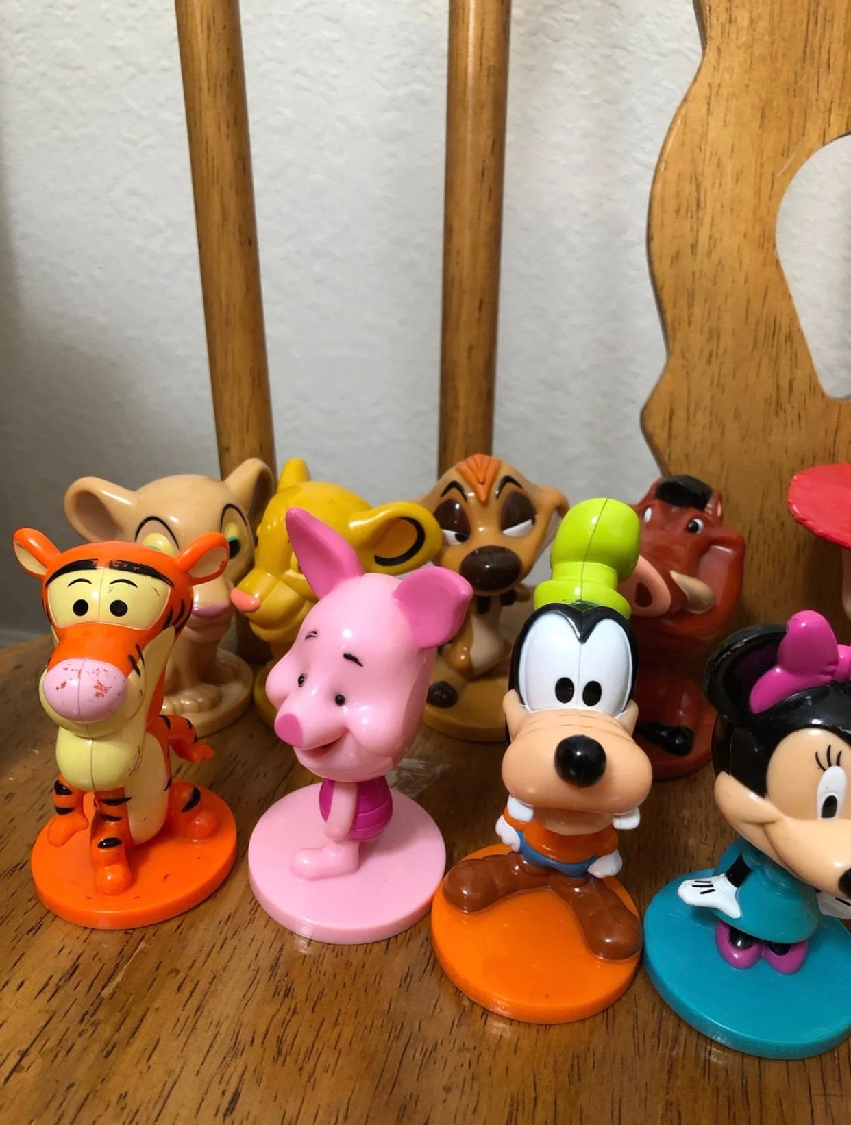 Ensemble de 16 Disney bobblehead jouets de collection afficher Etsy
