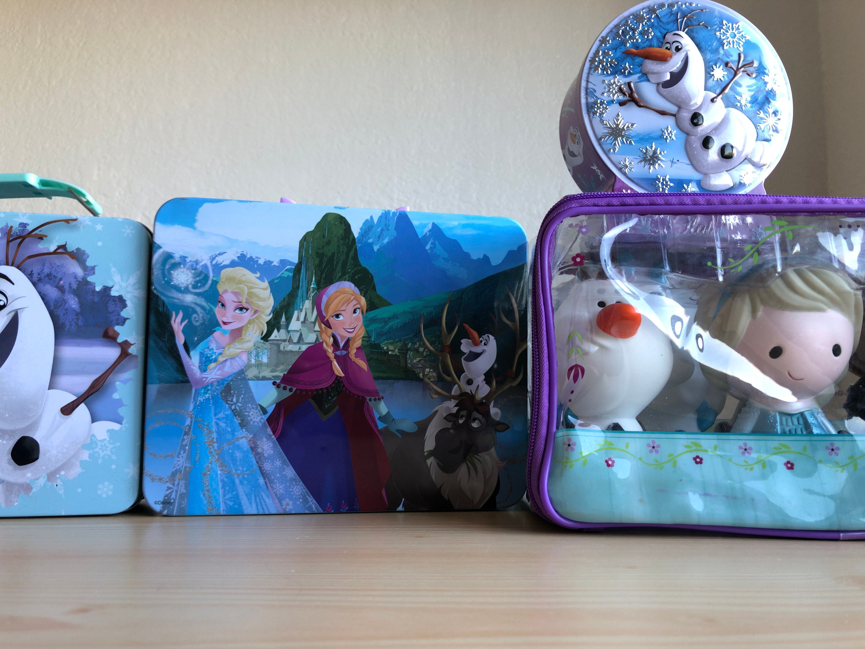 Whitehouse Leisure Frozen 2 - Set 4 Portachiavi Peluche Morbido: Elsa, Anna, Olaf E Sven (12,7 Cm)