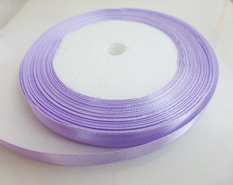 5 x meters 5m Pale Purple Satin Ribbon Threading Beading Cord 10mm, Craft Supplies, Cord, UK Seller (FFC5061)