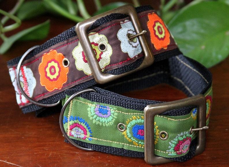 2 inch dog collar with buckle closure for special occasions Etsy