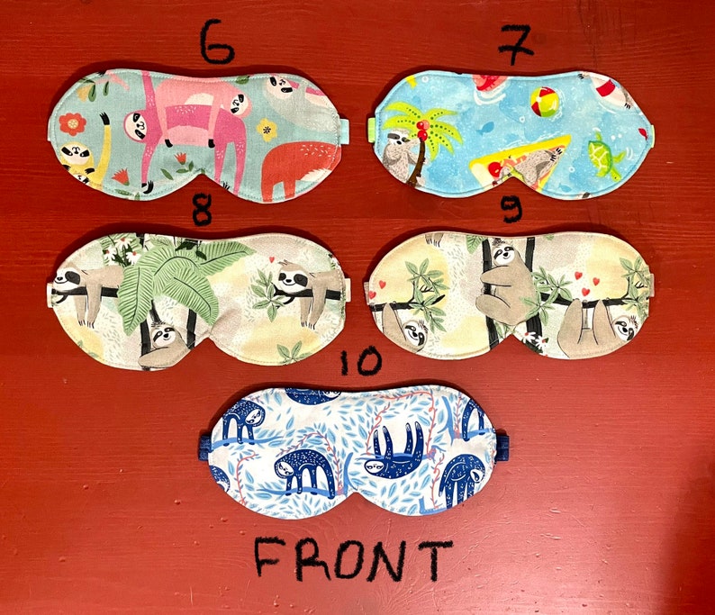 Sleep Eye Masks 100% Cotton in a Variety of Animal Prints - Etsy