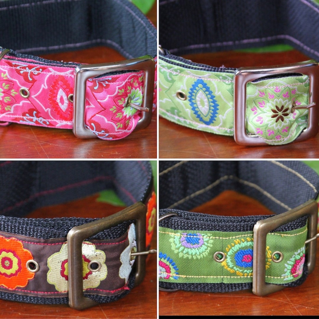 2 Inch Dog Collars With Buckle Closures for Special Occasions Made With