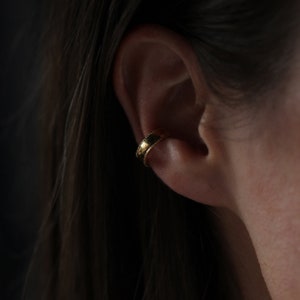 Boucle d'oreille cigare en or - Boucles d'oreilles tendance avec perles et finition polie en argent sterling plaqué or 14 carats