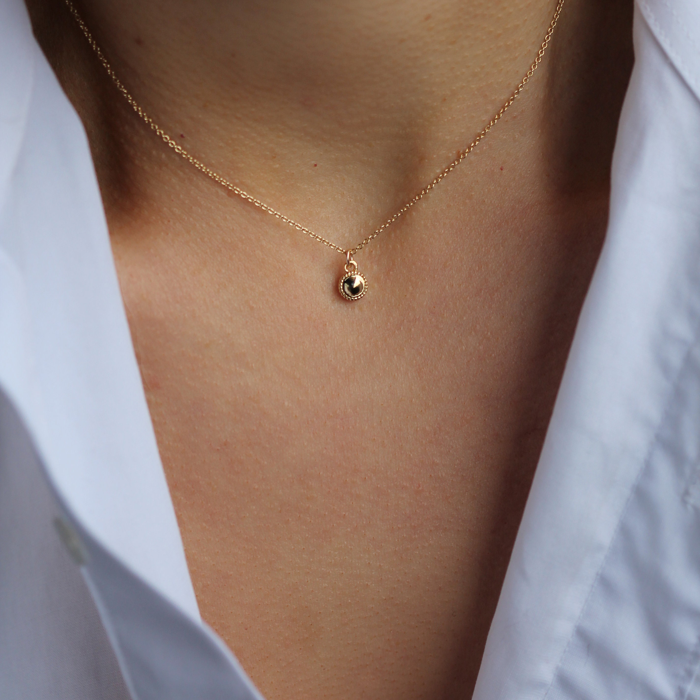 Starburst Necklace in Gold: Everyday Minimalist Necklace