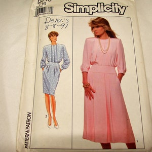 Simplicity SEWING PATTERN 7884 Misses Dressy Tops SIZES 12